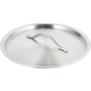 Restaurantware-LID ONLY: Met Lux Lid For Induction Sauce Pan, 1 Lid For 7.5 and 13.5 Quart Deep Sauce Pan - Sauce Pan Sold Separately, Mirror-Finish, Stainless Steel Lid For Cooking Pot With Handle