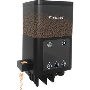 Automatic Fish Feeder for Aquarium - 320ml Unique Mechanical Design Food Dispenser with Timer, Moisture-Proof & Precision Feeding | Stable Auto Feeder for Vacation Fish Tank, Battery Included