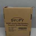 4 Pack Acrylic Sign Stand Holders, 8.5 x 11 Clear Plastic L Shape Table Paper Display Stand, Suit for Displaying Posters, Picture, Flyers, Menu