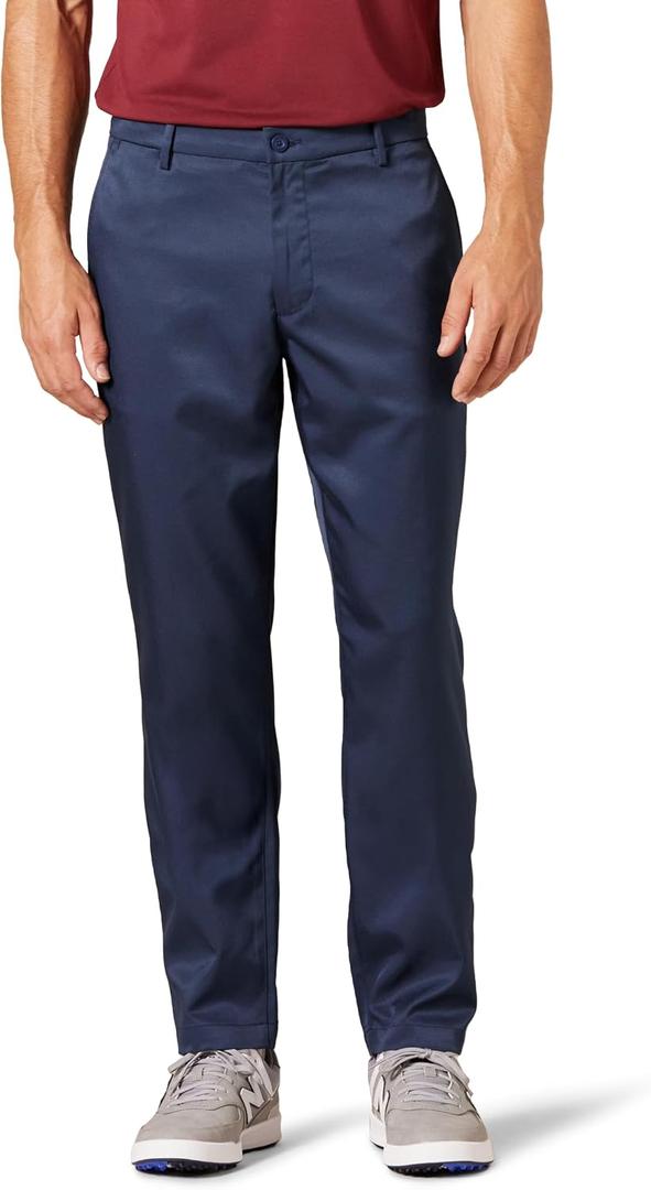Amazon Essentials Mens Big_Tall Athletic-Fit Stretch Golf Pant, Navy, 54W x 34L