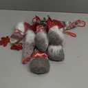 Skylety Christmas Tree Hanging Gnomes Plush Christmas Ornaments Elk Swedish Handmade Gnome Decor Mini Halloween Scandinavian Santa Holiday Decoration for Walls Stairs Windows(8 Pieces)