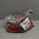 KUOAICY Merry Christmas Garland Round Fitted Tablecloth with Elastic Edged Decorative Kitchen Dining Table Cloth Cover Fits 45-50" Round Table (45-50)