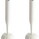 Bottle Soft Brush -2Pcs Sponge Bottle Brush Soft and Easy to Clean, Baby Bottle Sponge Brush Can Effectively Remove The Stain Residue On The Bottom of The Cup (White)