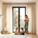 TONIAL Curtain Rods for Windows 66 to 120 Inch, Telescoping Splicing 3/4 Single Rods for Windows Decorative Drapery Rod 32 to 144 (2.6-12ft) with Small Finial, Black