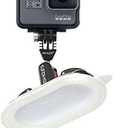 Power Force Cup Prox | Suction Cup Mount | Suitable for GoPro and Compatible ActionCam | Perfect for Windshield Smooth Surfaces - White Membrane