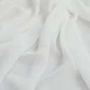 Ivory Off White Chiffon Fabric 60x150 inches, Pack of 2