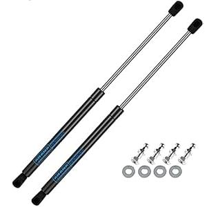 20 inch 180 LB Gas Prop Struts Shocks, 20" 800 N Gas Springs for Heavy Duty Tonneau Cover Truck Pickup Sled Trailer Large Tool Box Lid Trap Door (Super STRONG/ Support Lid Weight: 155 ~ 200lbs), 2Pcs