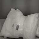 MIULEE 20x20 Pillow Inserts, Firm and Fluffy Decorative Square Throw Pillows for Couch Sofa Bed, Down Alternative with 100% Cotton Cover, Pack of 2