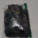 GORGLITTER Women's Cold Shoulder Tops Blouse Fall Dressy Casual Lantern Long Sleeve Mock Neck Pleated Work Shirt Tops (X-Large, Black and Gold)