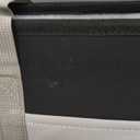 Portable Dog Car Seat for Small Dogs - Pet Booster Seat with Safety Leash, Adjustable Straps, Washable Cushion & Storage Pocket - Center Console Puppy Car Seat for Travel - Black