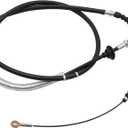 2.4L 3.0L Front Brake Cable, Fit for Toyota 4Runner Pickup 1989-1995 Parking Brake Cable Assembly # 46410-35650 4641035650