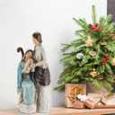 Holy Family Figure 8 Inch Christmas Catholic Holy Family Figurine Mary Jesus Joseph Nativity Scene Statue, Religious Gift, Table Decor Christmas Display