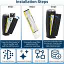 FLT4825 Replacement Filter B Fit for Germ Guardian Air Purifier, ac4825e Replacement Filter Fit for ac4825 AC4825 AC4300 AC4900 AC4825DLX AC4850 CDAP4500 AP2200, 2 True HEPA + 8 Carbon Filters