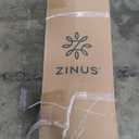 ZINUS 12 Inch King Green Tea Memory Foam Mattress [New Version], Fiberglass free, Medium Firm Feel, Zoned Pressure Relief, Certified Safe Foams & Fabric, Mattress in A Box (White)