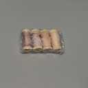 Mindsoft Frayed Chiffon Ribbon for Craft, Christmas Silk Satin Ribbons 1/2-1/4 Inch x 20 Yard Handmade Fabric Strips with Wooden Spool for Wedding Gift Wrapping(Colorful)