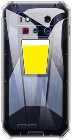 Shantime Flexible Case Compatible with Unihertz 8849 Tank 4 Pro, Slim Shockproof Protective Cover, Anti-Scratch Soft Silicone Rubber Gel Bumper Shell(Clear)