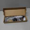 NearMoon Industrial Pipe Towel Bar, Heavy Duty Bathroom Hardware Towel Holder Accessory, Wall Mounted DIY Rustic Iron Bathroom Towel Rack Holder (24 Inch, Black)