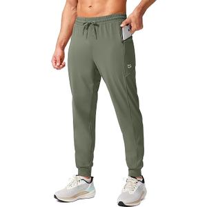 G Gradual Men's Joggers Pants with Zipper Pockets Stretch Athletic Sweatpants for Men Workout Jogging Running, XL