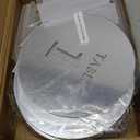 Acrylic Wedding Table Numbers 1-15 with Stands,4.8"Round Mirror Gold Table Number Signs and Holders for Wedding Reception, Party, Event, Centerpiece Decoration (Silver, 1-25)