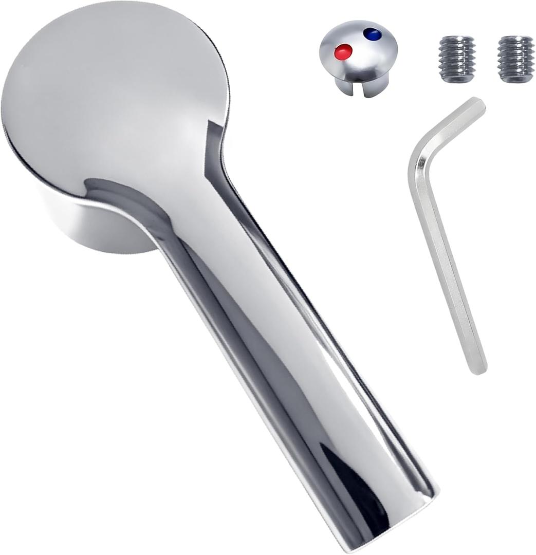 Faucet Handle,Single Faucet Handle Replacement,Compatible with 35mm Faucet Cartridge(Cartridge Stem 9 * 9mm),for Single Handle Bathroom and Kitchen Faucet