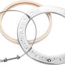 Therwen Pool Light Ring Replacement Pool Light Gasket Stainless Steel Face Ring Assembly Replacement for Swimming Pool LED Light, 8.4 Inch