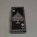 Women Poker Card Evening Clutch Rhinestone Purse Casino Vegas Novelty Purse Queen Hearts Bags Playing Cards Gift (Black)