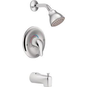 Moen Chateau Chrome Single Handle PosiTemp Pressure Balanced Shower Trim Kit, TL182NH (One Size)