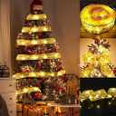 100 Light Christmas Ribbon 10 Meters