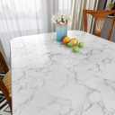 Decotalk 30 x 120 inch Marble Contact Paper Self Adhesive Wallpaper Stick and Peel Grey White Granite Countertop Contact Paper Decorative Wall Paper for Kitchen Backsplash Cabinets Island Furniture