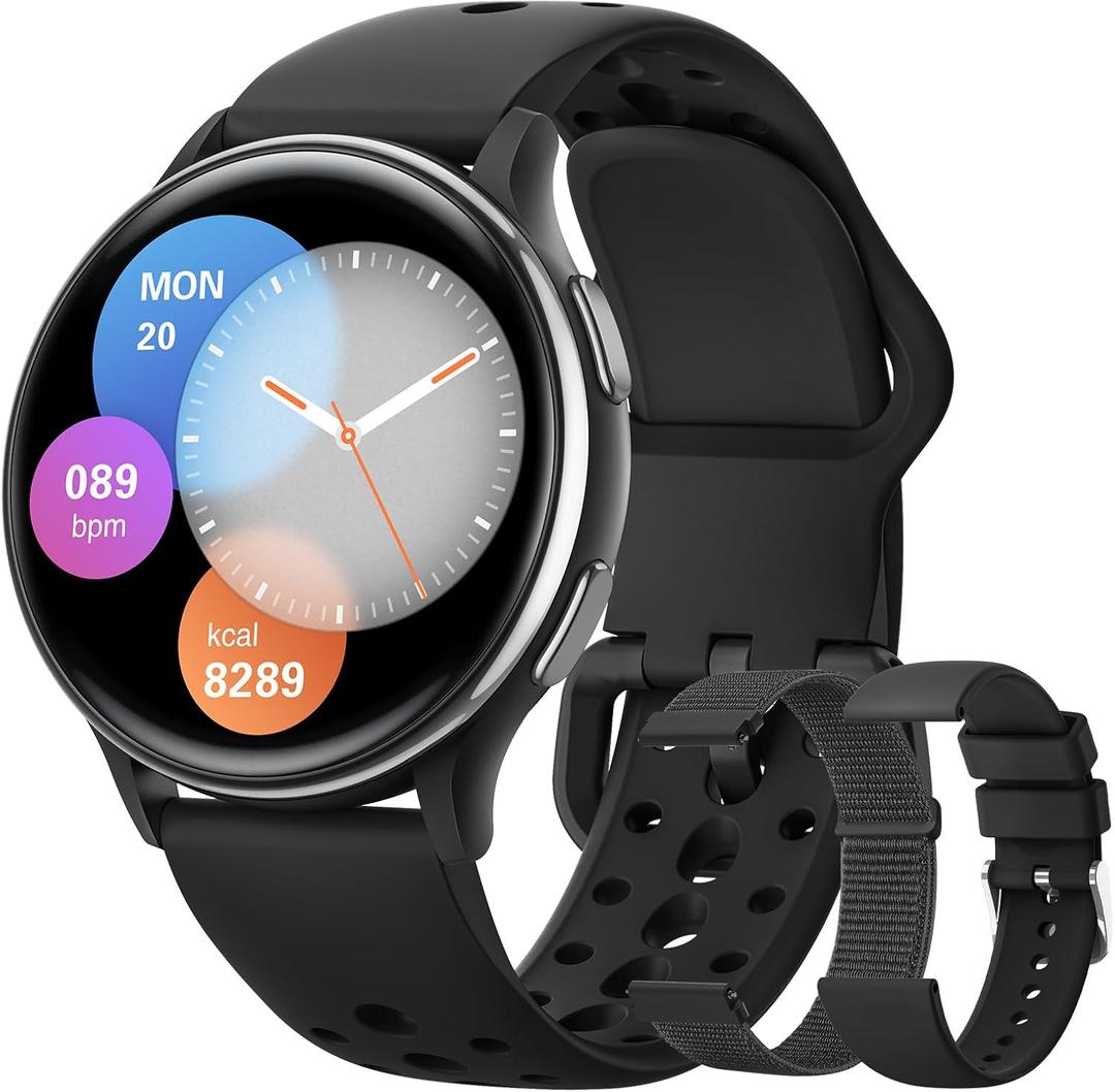 Smart Watches for Women & Men(Answer/Make Calls), Activity Smart Watch with 24/7 Heart Rate/Sleep Monitor/400+ Watch Face/70+ Sport Modes/IP68 Waterproof Fitness Tracker Smartwatchfor Android & iPhone