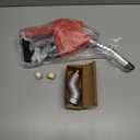 3/4" NPT Automatic Fuel Nozzle, Gas Pump Nozzle with Fuel Hose Swivel & Hook. Auto Shut-Off, Max Flow 16 GPM, 3-Speed Padlock. For Gasoline, Diesel, Kerosene, Biodiesel up to B20. Red