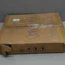 Kitstorack Upgraded TV Tray Table with Panel Lock, 90 Flip-Over Design & Adjustable Height, Sofa Arm Side Table for Eating, Laptop, Couch, Bed, or Small Spaces, Brown