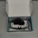 Magnifying Glass with Light, Flip-up Headband Magnifier with 3 Light Colors, 4 Detachable Lenses 1.5X to 5.0X, Hands Free Headset Magnifiers for Close Work Crafts Soldering Repair Jewelry (Black)