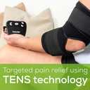 Beurer EM29 2-in-1 Knee and Elbow TENS Machine for Pain Relief with 20 Intensity Levels, 4 Programs, and Reusable Water Contact Electrodes, Digital Muscle Stimulator Device