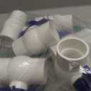 10 Pack 1" PVC Ball Valve, SCH40 Slip PVC Water Pipe Shut-Off Valve 1inch, Socket Full Flow Port Plastic Control Valve for Swimming Pool, Sprinkler Lines, Outdoor Plumbing, Irrigation System