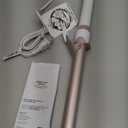 Conair Double Ceramic 1Inch Long Barrel Curling Iron, 1Inch Barrel Creates Classic Curls to Loose Waves, Hair Curler for Use on Short, Medium, & Long Hair, White/Rose Gold