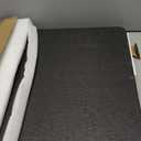 Black Stone Bath Mat, 32''x20'' Non-Slip Diatomaceous Earth Stone Bath Mat, Super Absorbent Quick Drying for Bathroom/Kitchen, Easy to Clean (Black 1 Pack)