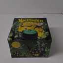 Halloween Decorations Indoor - Cauldron Decor with Skeleton, Magic Floating Potion Bottles & Fog Maker - Black Witches Cauldron Halloween Party Decoration for Home Table