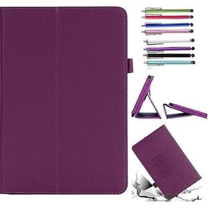 zukof Case for All-New Fire Max 11 (2023) Protective Cover Premium PU Leather Folding Stand Folio Cover for Amazon Fire Max 11 inch Tablet (13th Generation, 2023 Release) with Auto Wake/Sleep (Purple)