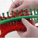 S & E TEACHER'S EDITION 2 Pack Round Knitting Loom Set, DIY Knitting Craft Kit, 9.5 Inch & 11.5 Inch Diameter for Woman & Man Hat Knitter(2 Round Loom).