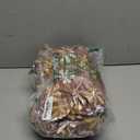 Pioggia Oval Vinyl Fitted Tablecloth with Flannel Backing Elastic Table Cloth Waterproof Oil-Proof Plastic Table Cover Best for Up to 68" x 48" (Flowers Pattern a)