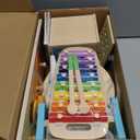 Wooden Montessori Toys for 1+ Year Old, 9 in 1 Learning Educational Toys for Toddler with Educational Box, Xylophone, Pound Bench, Shape Puzzle and More, Baby Toy Gift for 12-18 Months