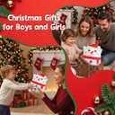 Christmas Snowman Cat Stuffed Animal Plush Toys, Cute Christmas Stuffed Snowman Kitty Toy Gifts for Kids Girls Baby, Holiday Winter Kitten Plushies Gifts and Xmas Party Decorations