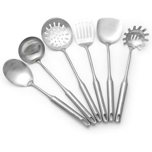 304 Stainless Steel Kitchen Utensils Set 6 Pcs Cooking Utensil, Spatula, Soup spoon, Leaking shovel, Kitchen Tools Set (6 Pieces Set)