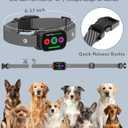 Dog Shock Collar with Remote Control, 3300FT Dog Training Collar with Beep/Vibration/Shock, Security Lock, IPX8 Waterproof Ecollar Rechargeable for Medium Large Dogs