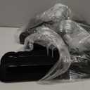 50 Pack Black Velvet Hangers Non Slip, Felt Pants Hangers Thin Space Saving Clothes Hanger Flocked Strong Durable Ganchos para Colgar Ropa with 360°Swivel Hook for Pants Jeans Shorts Skirts Tank Top