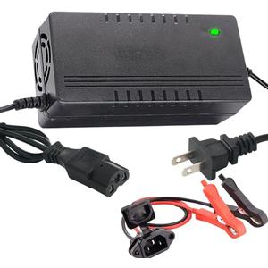 36V/43.8V 5A LiFePO4 Battery Charger for 36V(38.4V 12Strings) Lithium Iron Phosphate Battery,Smart Lithium Battery Charger