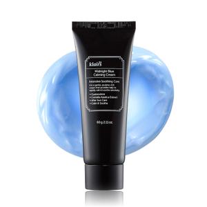 DearKlairs Midnight Blue Calming Cream Soothing Face Moisturizer for Oily & Sensitive Skin, Redness Relief & Hydrating, Lightweight Texture, 2 Fl Oz (2 Ounce (Pack of 1)), Expiry date: 2028-03-03