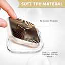 4 Pack Soft TPU Case for Apple Watch Case 46mm 42mm 40mm 44mm 41mm 45mm Series 10 9 8 7 6 5 4 SE/2 Generation Women Men,Ultra Thin Protective Bumper Case Face Cover for iWatch Cover Accessories (01-Clear/Silver/Rose Gold/Rose Pink)