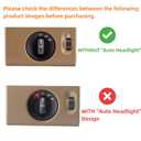 Headlight Switch for Ford F150 2005 2006 2007 2008,Lincol Mark LT 2006 2007 2008,Headlamp Control Low Beam Switch Instrument Panel Knob 5L3Z11654AAB 7L3Z11654AB,1S9961, SW7366(w/o Auto Headlights)